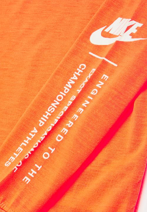 Nike - Nkb amplify long sleeve tee - neon orange