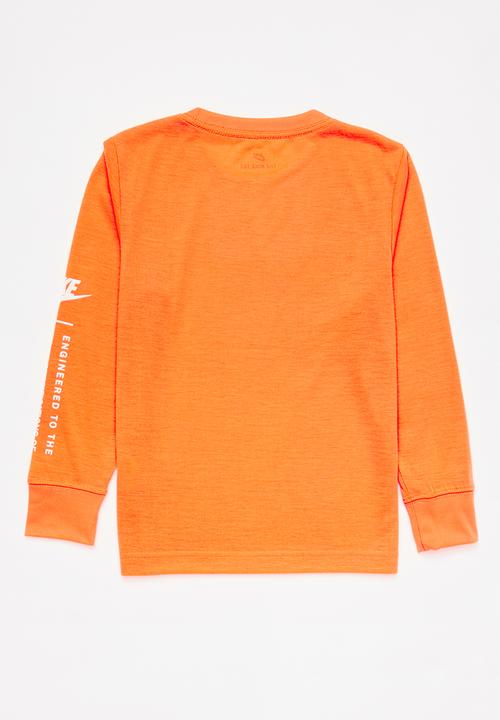 Nike - Nkb amplify long sleeve tee - neon orange