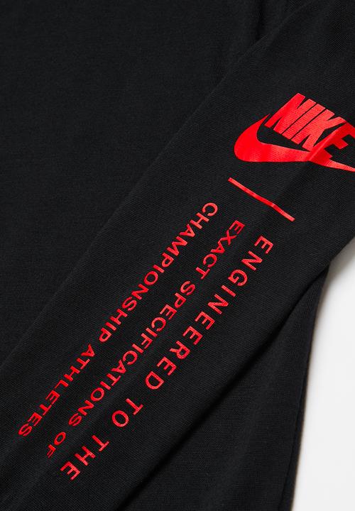 Nike - Nkb amplify long sleeve tee - black