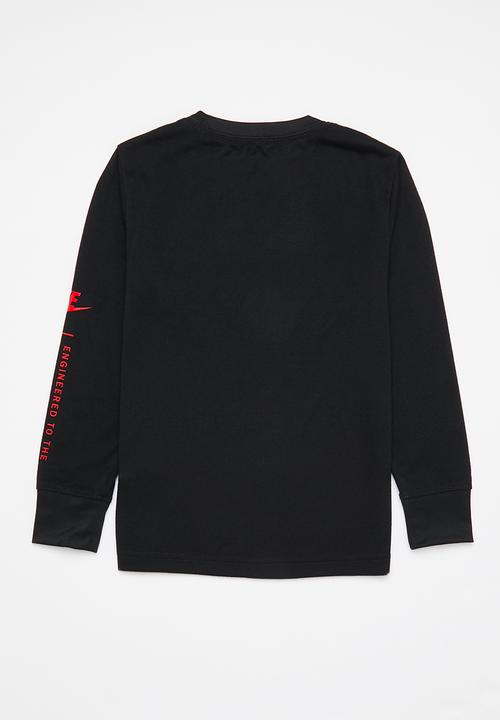 Nike - Nkb amplify long sleeve tee - black