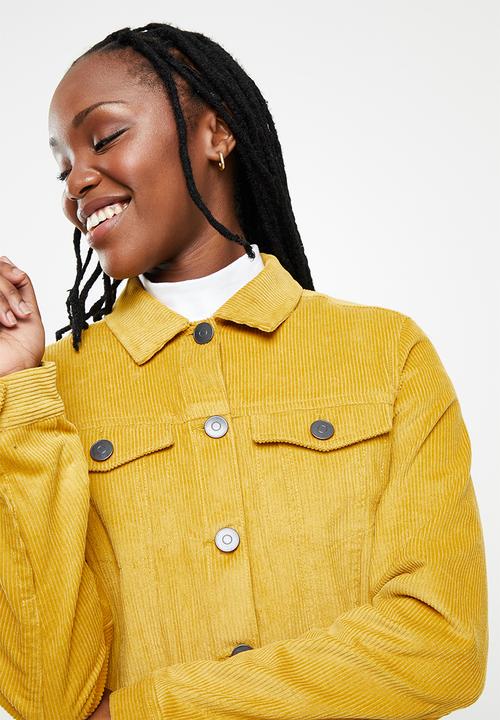 Cotton On - Light weight cord trucker jacket - champagne sparkle