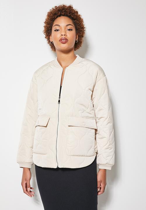 Superbalist - Quilted puffer - stone