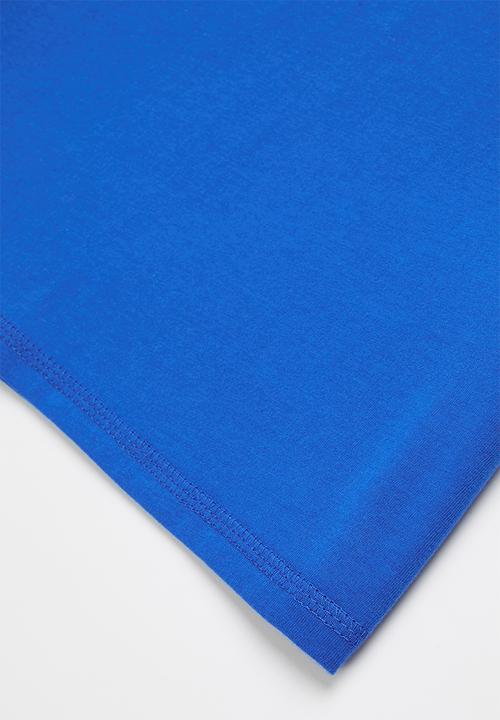 GUESS - Short sleeve t - shirt - blue romance