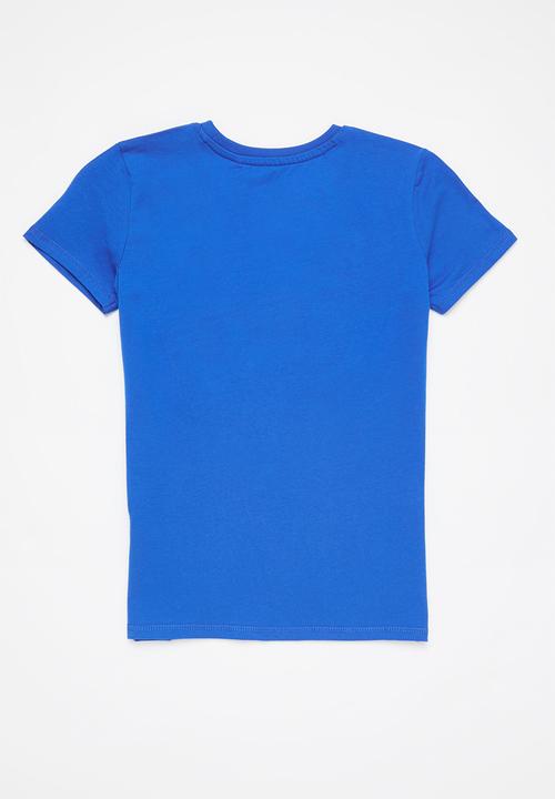 GUESS - Short sleeve t - shirt - blue romance