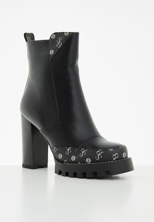 SISSY BOY - Mixed on repeat boot - black