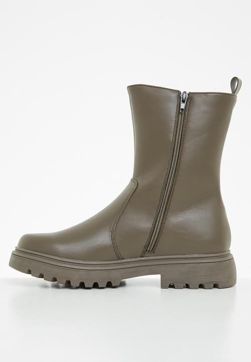 Madison® - Stacy chunky chelsea boot - khaki 