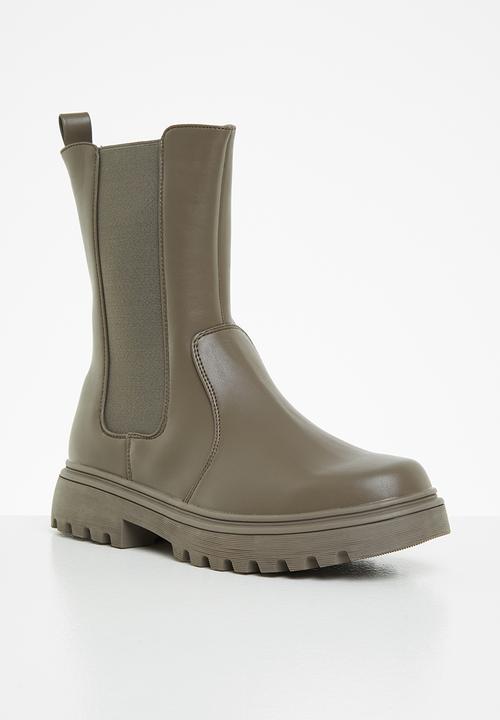 Madison® - Stacy chunky chelsea boot - khaki 