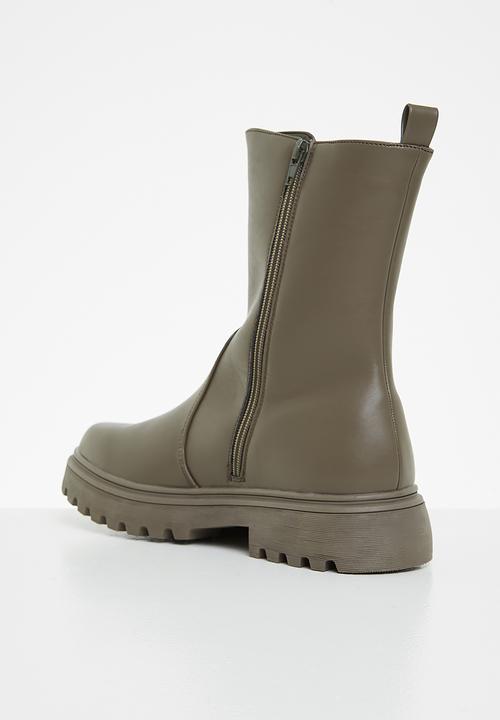 Madison® - Stacy chunky chelsea boot - khaki 