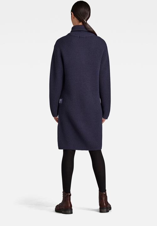 G-STAR - Chunky skipper dress - servant blue