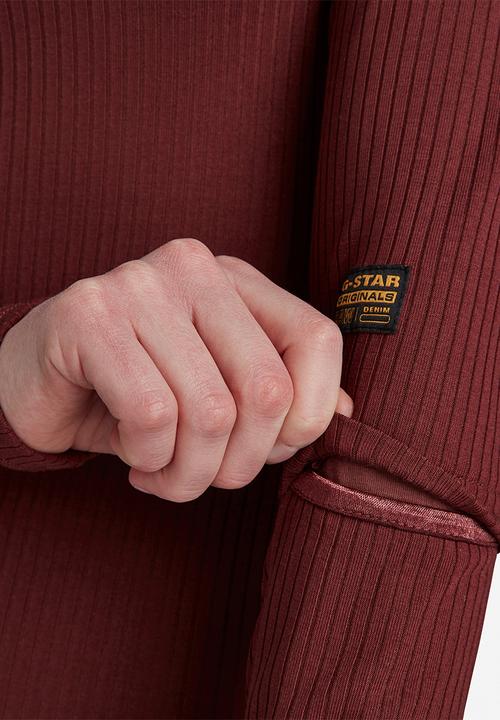 G-STAR - Slim rib hidden pocket dress - paccio
