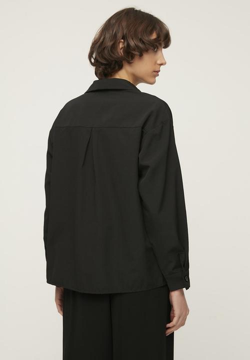 Trendyol - Color block shirt - black & stone