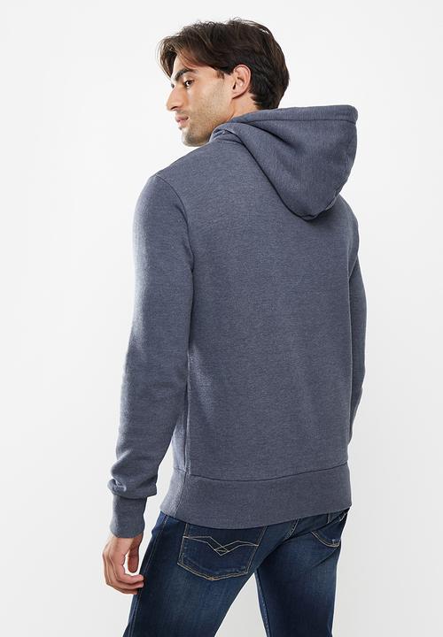 Superdry. - Heritage mountain hood - navy 