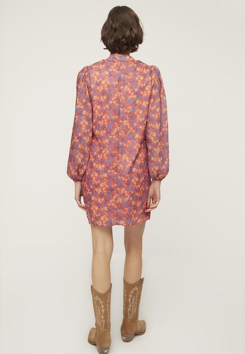 Trendyol - Pattern dress - brick