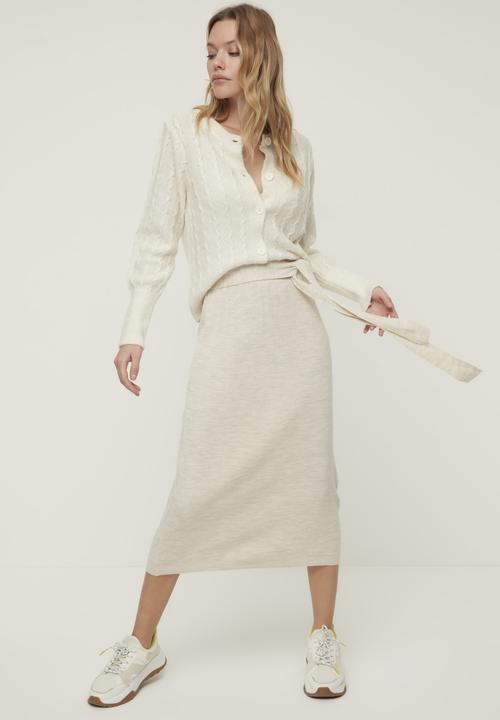 Trendyol - Baglama knitwear skirt - stone