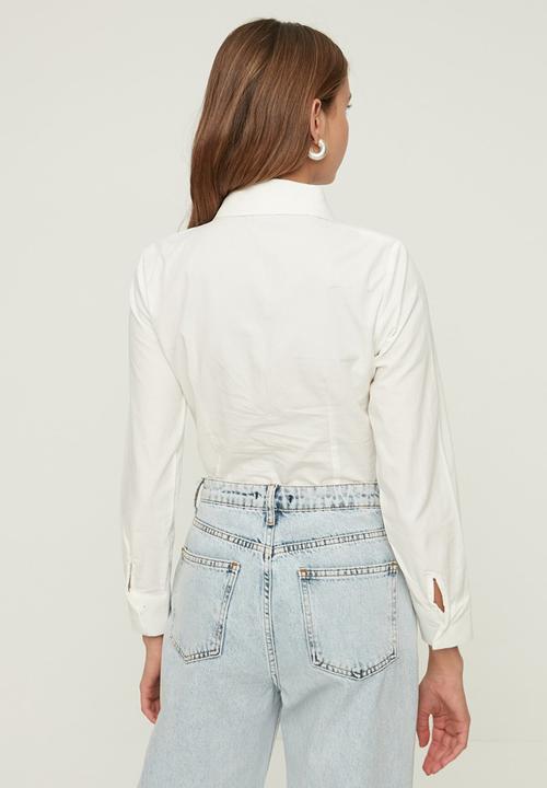 Trendyol - Buttoned bodysuit - white