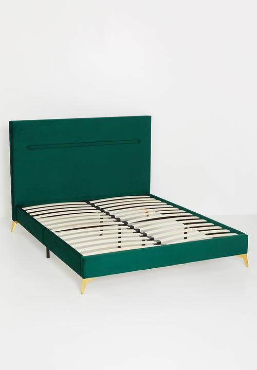 Sixth Floor - Retro bed - emerald green 