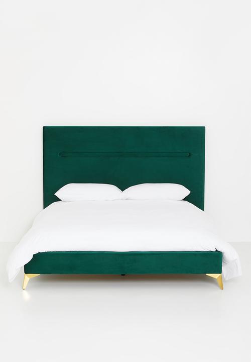 Sixth Floor - Retro bed - emerald green 