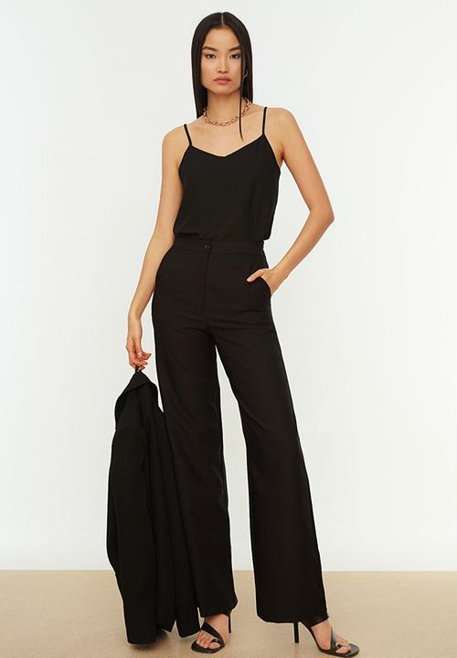 Trendyol - Basic trousers - black