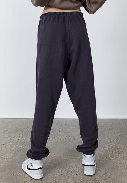 Factorie - Washed oversized jogger - black