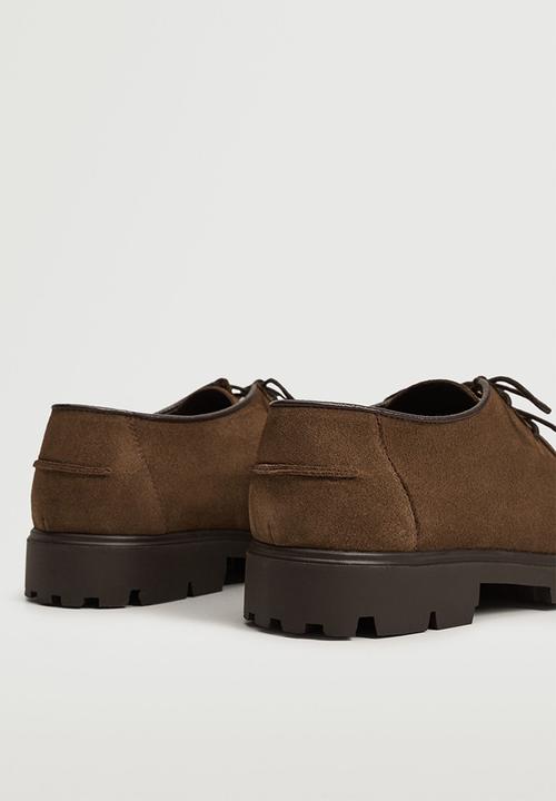 MANGO - Shoes wallabee - brown
