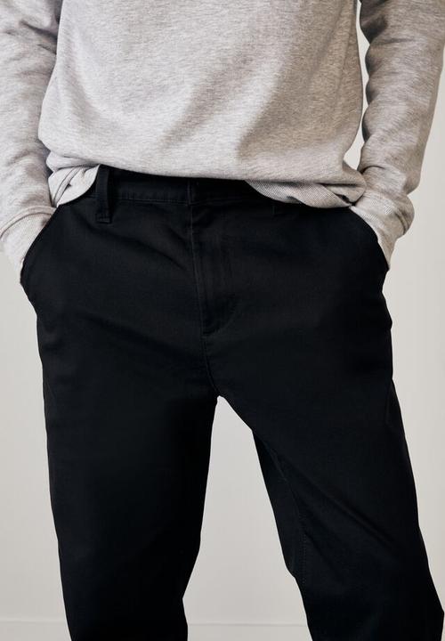 Factorie - Relaxed fit chino - black