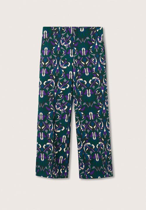 MANGO - Trousers hailey - green