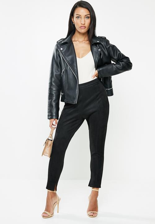 Glamorous - Petite skinny fit pants - black