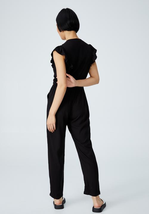 Cotton On - Woven petite tara jumpsuit - black