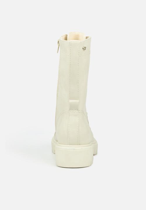 Miss Black - Persian1 lace-up boot - bone