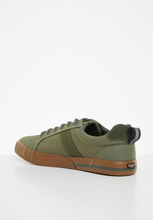 JEEP - Peg canvas sneaker - khaki