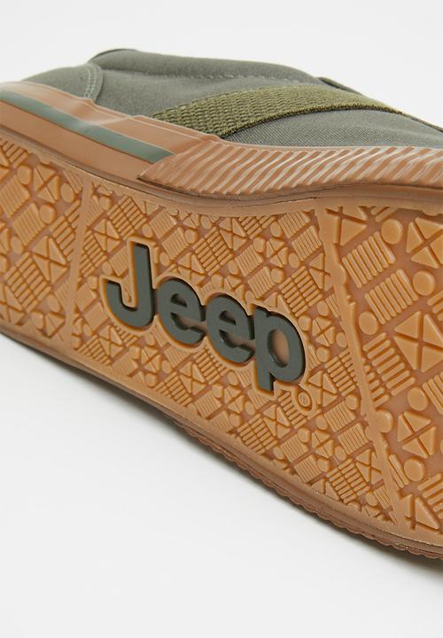 JEEP - Peg canvas sneaker - khaki