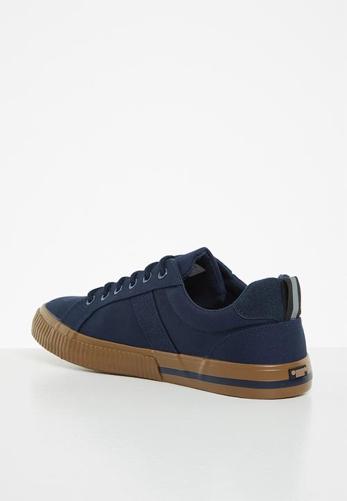 JEEP - Peg canvas sneaker - navy