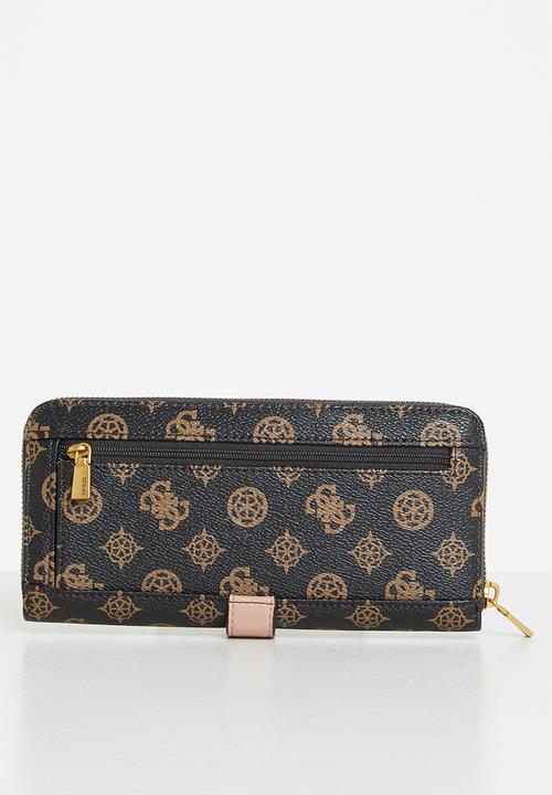GUESS - Briana slg large zip around - mocha