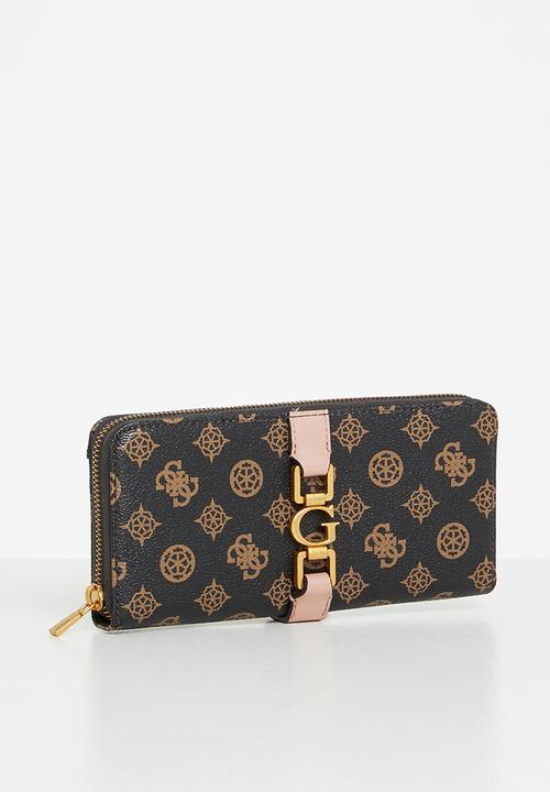 GUESS - Briana slg large zip around - mocha