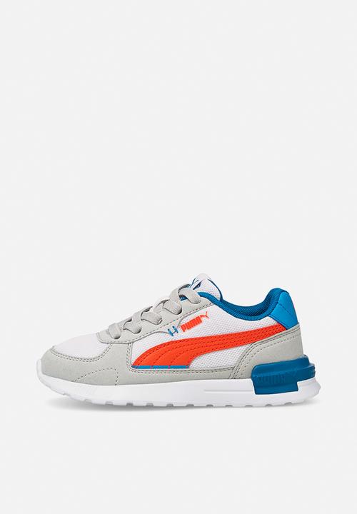 PUMA - Graviton ac ps - gray violet- white-cherry tomato-ocean dive-mykonos