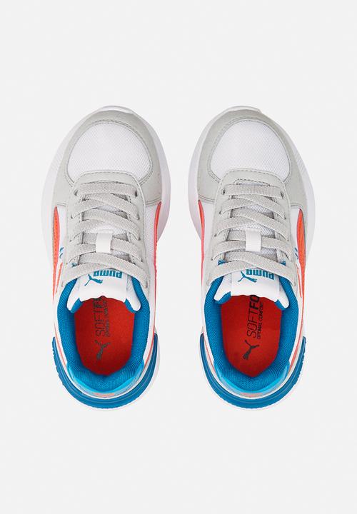 PUMA - Graviton ac ps - gray violet- white-cherry tomato-ocean dive-mykonos