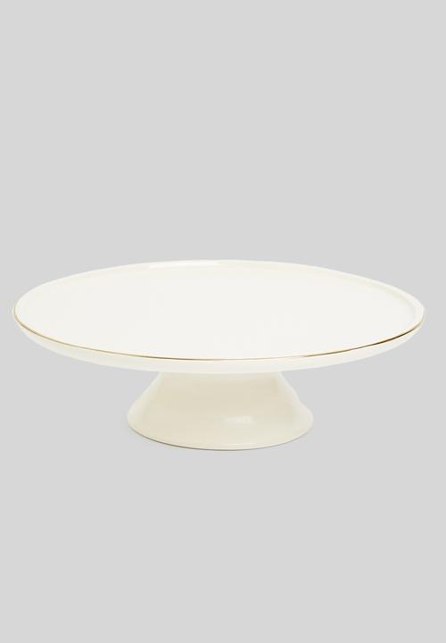 Urchin Art - Cirilla cake stand - cream & gold