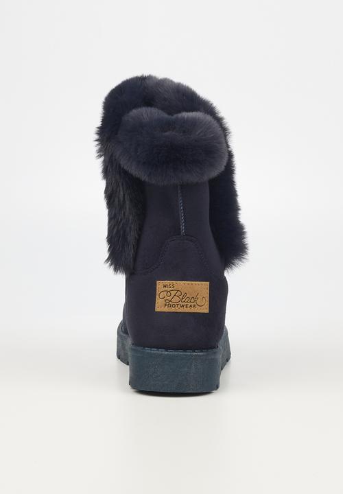 Miss Black - Rae1 ankle boot - navy