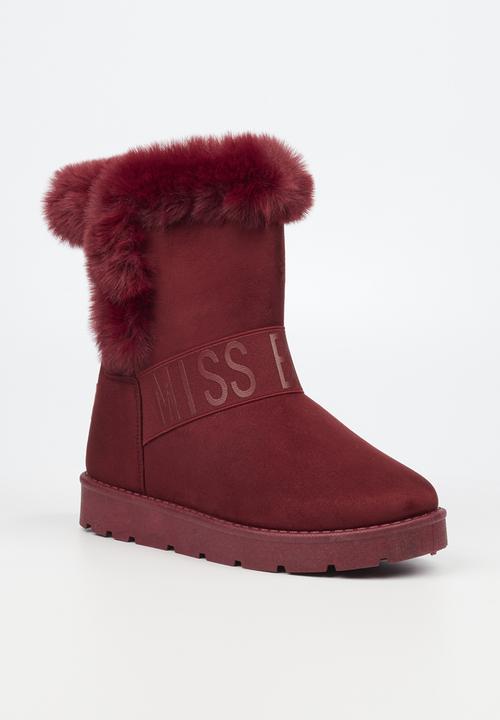 Miss Black - Rae1 ankle boot - burgundy