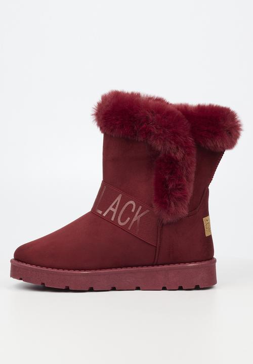 Miss Black - Rae1 ankle boot - burgundy