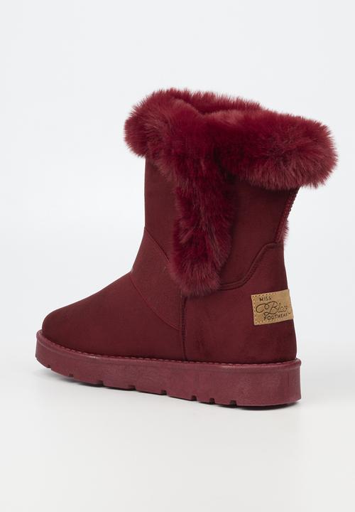 Miss Black - Rae1 ankle boot - burgundy