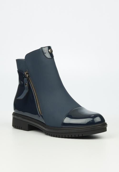 Miss Black - Radar1 ankle boot - navy