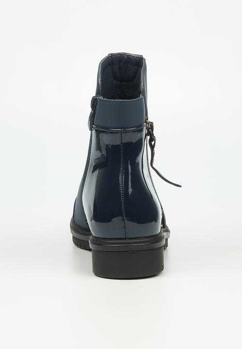 Miss Black - Radar1 ankle boot - navy