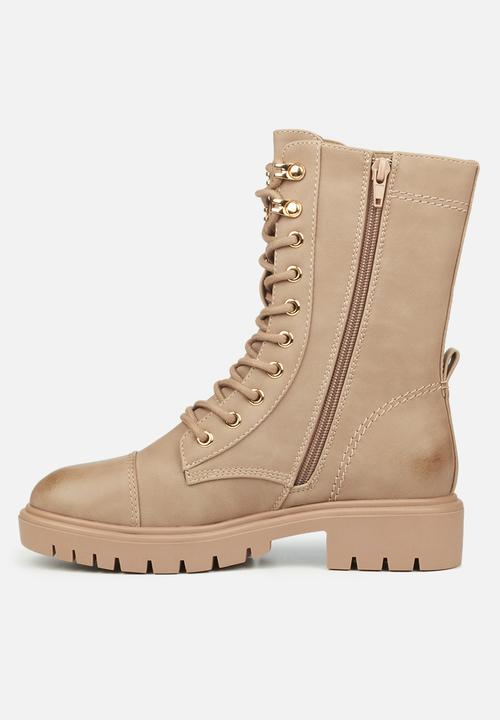 Miss Black - Persian1 lace-up boot - pink