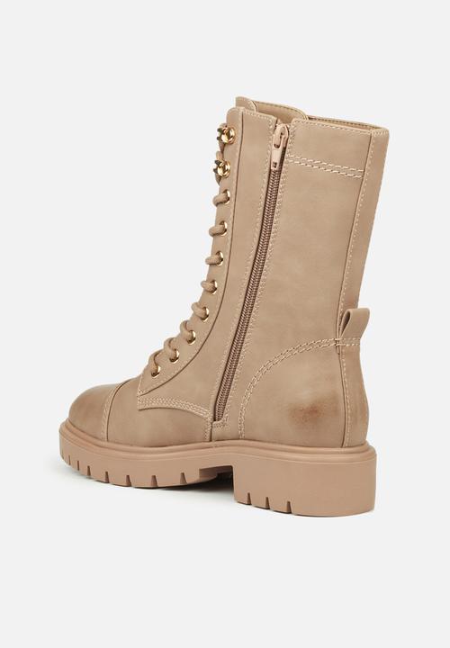 Miss Black - Persian1 lace-up boot - pink