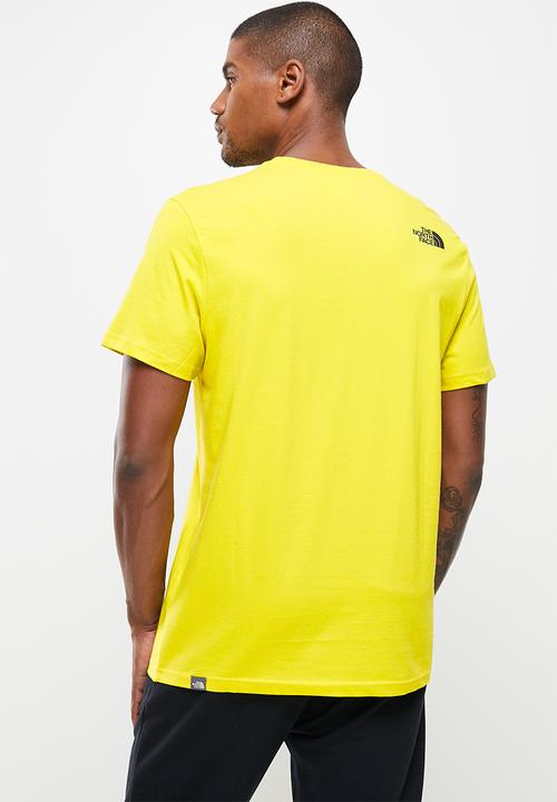The North Face - M short sleeve easy tee - yellow