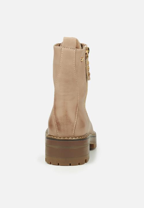 Miss Black - Fox5 lace-up ankle boot - pink