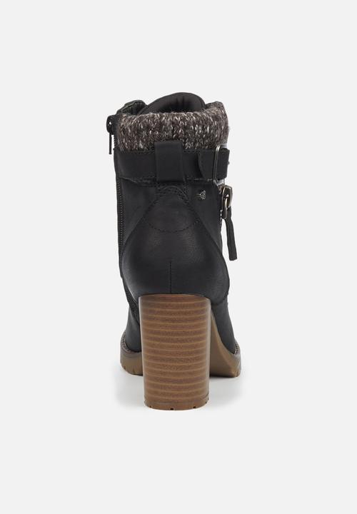 Miss Black - Delta1 lace-up ankle boot - black