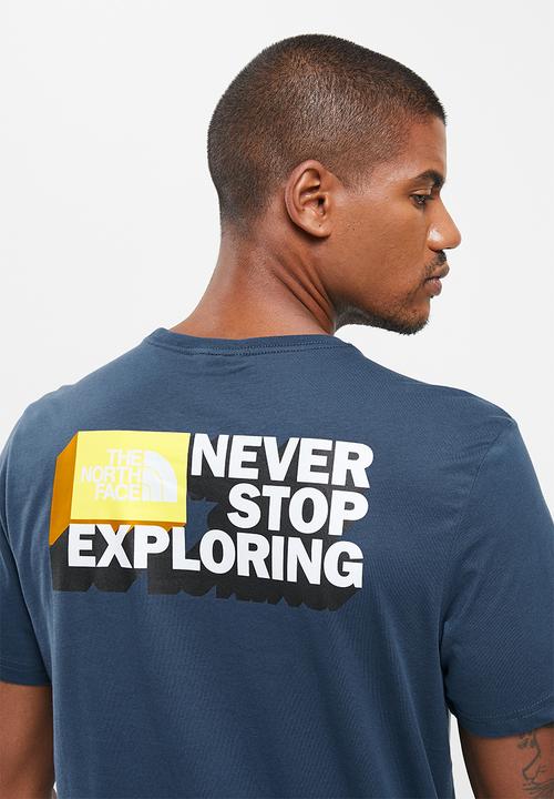 The North Face - M short sleeve nse graphic tee - teal