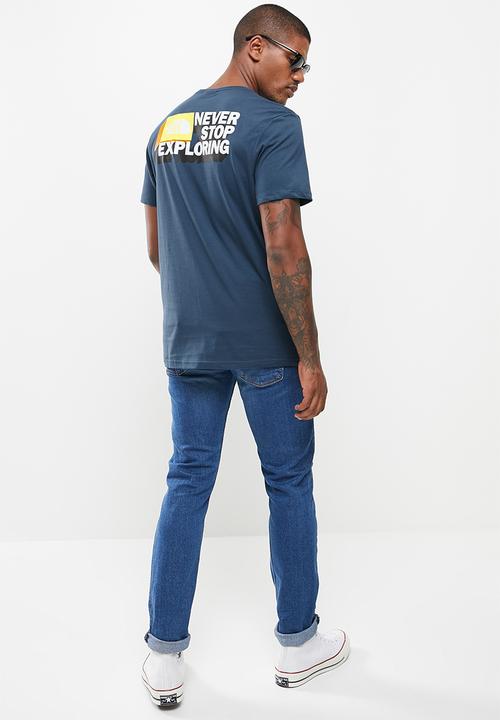 The North Face - M short sleeve nse graphic tee - teal